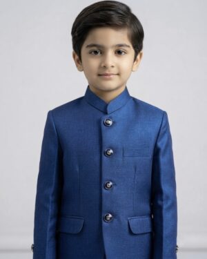 texture blue prince coat suit